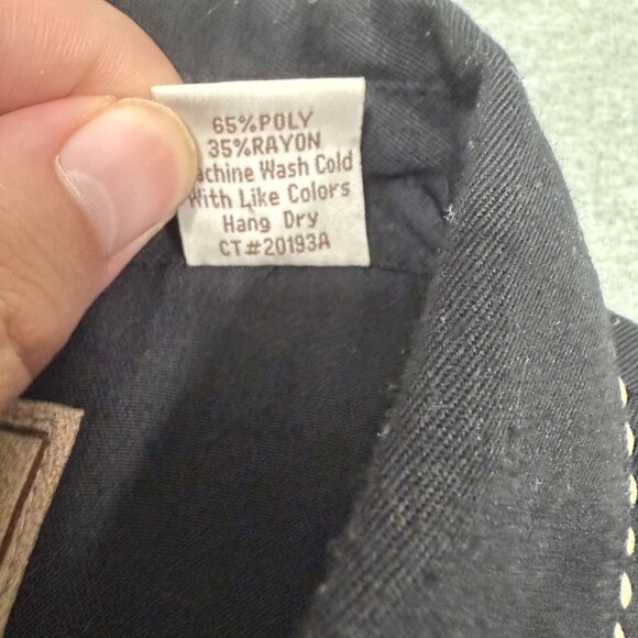 Scully Western Shirt Pearl Snap Mens XL Black Long Sleeve Gold Music Notes - Picture 11 of 11